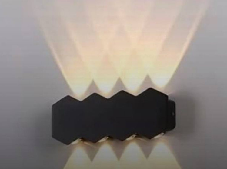 أبليك LED شعاعي سداسي