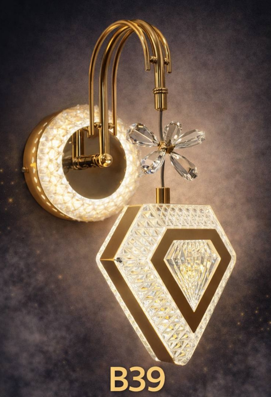 ثريا هندسية كريستال B39